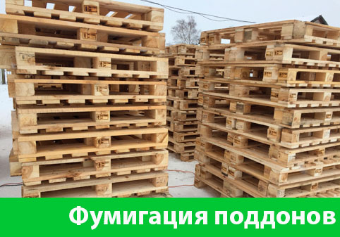 Фумигация поддонов в городе Ялта